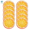thumbnail image 4 of Deago 30PCS Fake Lemon Slice Artificial Fruit Highly Simulation Lifelike Model for Home Party Kitchen Decoration (Orange), 4 of 8