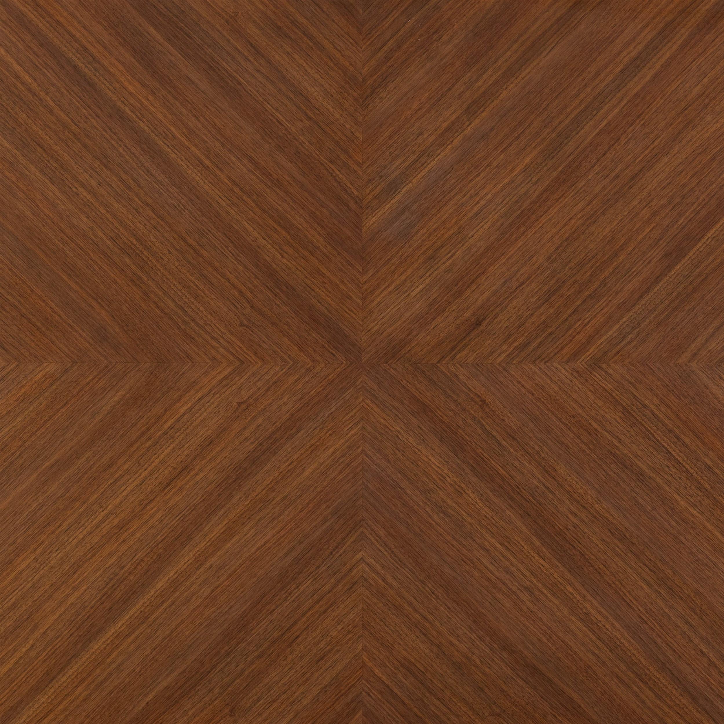Furniture of America Forma Solid Wood Rectangular Dining Table in Walnut