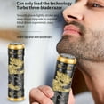 thumbnail image 3 of Electric Shaver 1 Set Grooming Powerful Rotation Practical Men Mini Electric Shaver Razor, 3 of 5