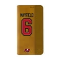 thumbnail image 2 of Keyscaper Baker Mayfield Brown Tampa Bay Buccaneers Folio iPhone Case, 2 of 7