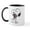 White/Black Inside, variant on CafePress - Springtime Snoopy Mug - 11 oz Ceramic Mug - Novelty Coffee Tea Cup