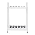 thumbnail image 5 of ToppiJoy  Adjustable Floor Stand Pool Stick Holder Double-Tier Vertical Pool Cue Racks Heavy Duty Pool Cue Sticks for Bar, Billiard Room, Game Room, Club and Gym (White, 12 Holes), 5 of 24
