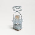 thumbnail image 3 of Sam Edelman Aura Robin Egg Blue Tie Up Pointed Toe Stiletto Heeled Dress Sandals (Blue Tulle, 8), 3 of 7