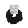 thumbnail image 2 of Scunci Earth-Friendly Planet Upcycled Soft Cotton Jumbo Scrunchie Hair Tie, Black, 2 of 5