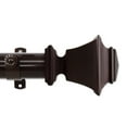 thumbnail image 3 of InStyleDesign  Schubert 1.5" Adjustable Curtain Rod 85 to 120 inches Black 66 to 120 inch Black Finish, 3 of 4