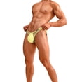 thumbnail image 2 of Jamicy Men's Briefs Gift for Husband Mens Briefs Thong Underwear Low Rise G String Swimwear Panties Solid Color Breathable Translucent Motion Briefs, 2 of 3