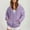 Purple, variant on Njoeus Women's Winter Zip Up Hoodies Sherpas Fleeces Jacket Warm Long Sleeve Hooded Sweatshirt with Pockets S-5XL (Available in Plus Size)