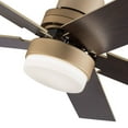 thumbnail image 6 of 44 inch LED Ceiling Fan Remote Chandelier Lamp Fanlight 5 Retractable Blades, 6 of 29