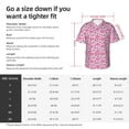 thumbnail image 4 of Picia Cute Watermelon Flamingo Gentle Cotton Regular Fit Short Sleeve Casual Hawaiian Shirt for Men-Medium, 4 of 9