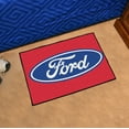 thumbnail image 2 of Fanmats Ford Oval Starter Rug 19"x30" - Red, 2 of 2