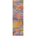 thumbnail image 2 of Addison Rugs Dream Shag Premium Machine Washable Transitional Birds Of Paradise Multi Runner Rug, 2'3" x 7'6", 2 of 8