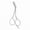 B, variant on B Stainless Steel Eyebrow Trimmer Scissors Precision Comb Hair Removal Tool For Women