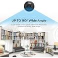 thumbnail image 7 of Mini Full HD Security Camera, 1080P HD Mini WiFi Wireless Hidden Camera, 160° Wide Angle, Compatible with Android and iOS for Baby Room, Home Office, 7 of 7