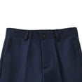 thumbnail image 5 of hengsof Boys Back to School Dress Shorts, Kids Loose Fit Uniform Half-Length Shorts, Solid Casual Sport Shorts, 5 of 5