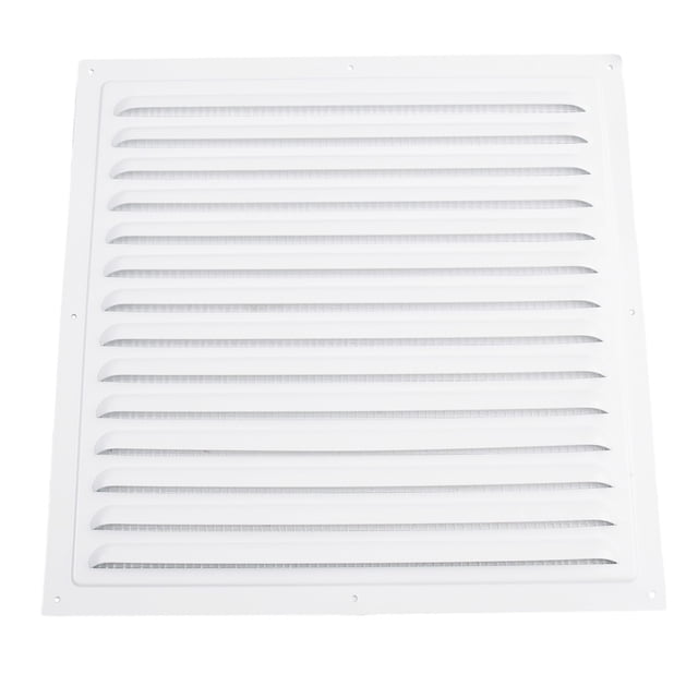 MYG Metal Louver Vent Grille Cover Square Vent Insect Screen Cover