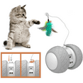 BENTOPAL Automatic Cat Toys Interactive Cat Feather Toys, Pet