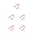 thumbnail image 2 of Soporte de guardabarros Wosthever para patinete eléctrico Repuesto PVC Color Rojo, 2 of 5