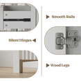 thumbnail image 5 of Aufeile Sideboard Buffet Cabinet with Storage Drawers, Adjustable Shelves for Dining Room, Kitchen, Living Room, White, 5 of 9