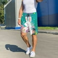 thumbnail image 6 of Rocae Happy easter for Men's Soft Sleep Pajama Shorts, Waistband and Pockets-XX-Large, 6 of 6