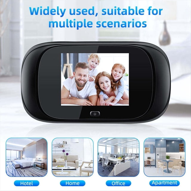 2.8Inch IPS Screen Wired Video Door Phone Long Smart Camera Time Standby Visual Door Viewer Peephole Viewer Door Camera