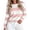 *Pink, variant on VBVC Women's Striped Crew Neck Top , Ladies' Loose Fit Drop Shoulder Shirt , Stretchy Long Sleeve Pullover For Women, S-XL