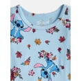 thumbnail image 2 of Stitch Girls Print Skater Dress with Short Sleeves, Sizes 4-12, 2 of 3
