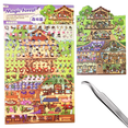 thumbnail image 1 of Plantilla Stickers Pegatinas Decoración Cuarto Miniatura 1pz, 1 of 7