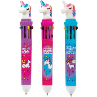  Epakh 16 PCS Multicolor Unicorn Pen Retractable Gel Ink Pen  Unicorn Cute Pens 6 in 1 Multicolor Pen Unicorn Party Favors for Kids,  Office, School Supplies : Office Products