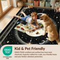 thumbnail image 4 of Design&I 8'x10' Washable Area Rug Snake Witchy Celestial Moon Design With Gothic Mystical Star Border for King Size Bedroom, Under Bed, Sleek Flatweave Pet Friendly, 4 of 7