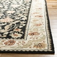 thumbnail image 3 of SAFAVIEH Easy Care Myrtle Floral Runner Rug, Black/Ivory, 2'6" x 10', 3 of 7