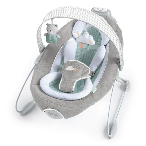 Ingenuity SmartBounce Automatic Baby Bouncer Seat, Ages 0-6 Months, Pemberton