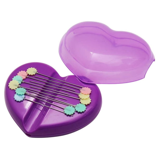 Soportes de cojín para alfileres, cojines para alfileres, alfiletero para de muñeca, soporte de cojín para agujas de coser para manu Morado sin brazalete perfecl Cojín de muñeca para coser