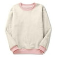 thumbnail image 6 of Meichang Womens Fleece Lined Sweatshirts Winter Thicken Warm Sherpa Lined Pullover Long Sleeve Crewneck Sweatshirt Casual Solid Loose Fit Thermal Pullover, 6 of 6