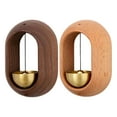 thumbnail image 5 of sunsanly Wood Brass Shopkeepers Bell Loud Sound Front Door Hanging Bell Wind Chime Magnetic Door Opening Doorbell Home Office Shop Entrance Decoration, 5 of 8