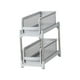 thumbnail image 5 of Organizador de armario extraíble debajo del fregadero Macarena organizador de baño 2 niveles Gris, 5 of 8