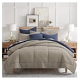thumbnail image 4 of YOSITiuu - Mills Waffle Beige Fawn Comforter Set - Comforter + One Standard Pillow Case - Beige Fawn Waffle Weave - Comforter (68 x 88in.) and Pillow Case (26 x 20in.) - Cotton, 4 of 6