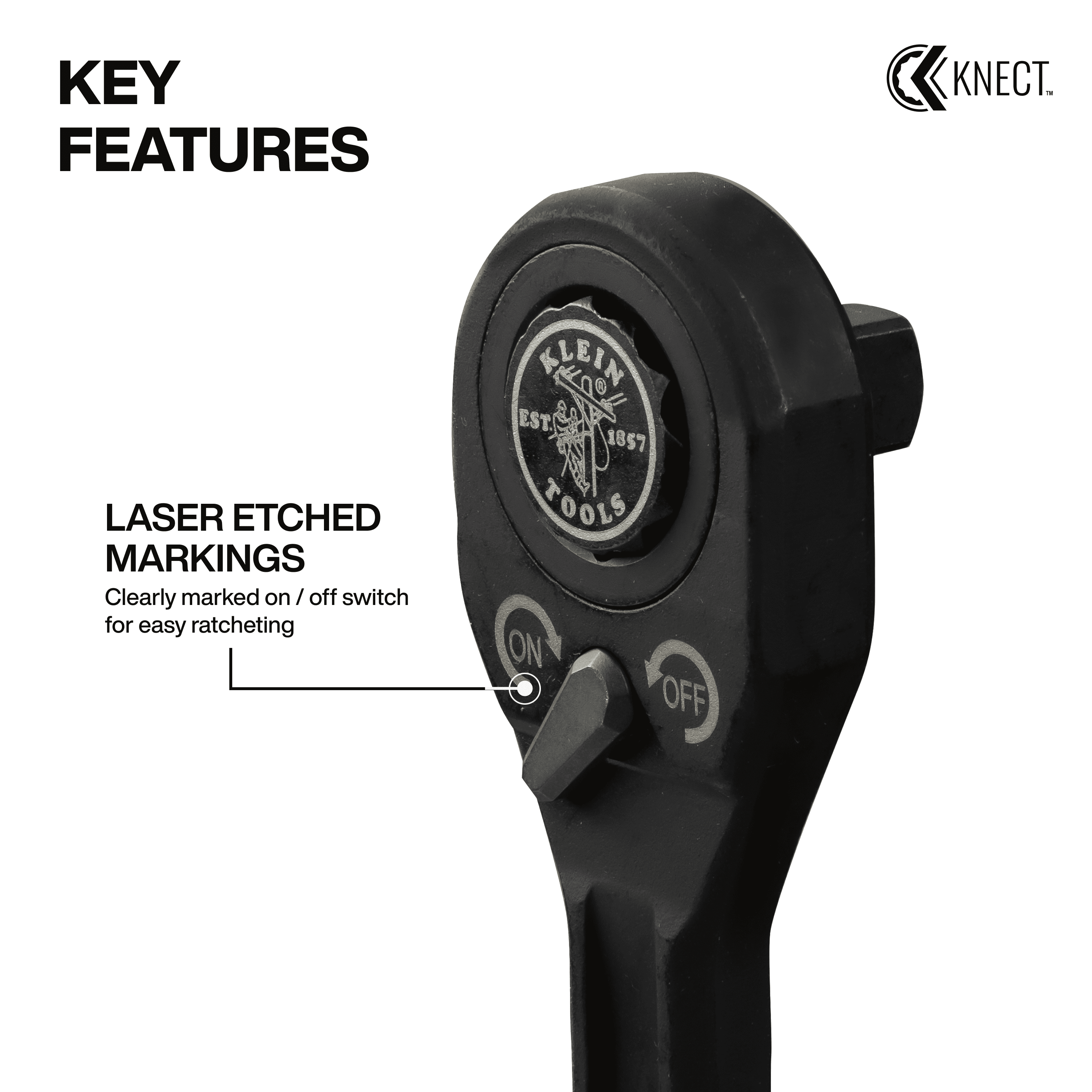 Klein Tools Knect Socket Wrench Adapter Set