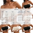 thumbnail image 2 of Ohufall Women's Bras Solid Color Strapless Front Closure Push Up Bandeau Bra with Seamless Wireless Fit Everyday Underwear,30A-42F, 2 of 6