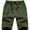 Army Green, variant on Mens Shorts Casual Drawstring Zipper Pockets Elastic Waist