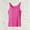 Hot Pink, variant on Women's Round Neck Sleeveless Top Casual Comfy Vest With Padding
