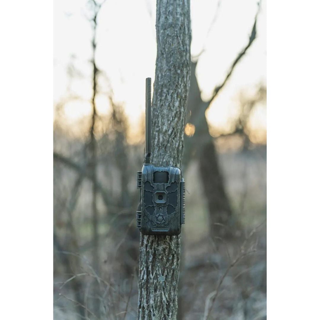 Stealth Cam Deceptor Max 40MP Cellular Trail Camera, 1440p HD Video, 36 No-Glo IR LEDs, 0.4s Trigger, Dual Network (STC-DCPTRX)