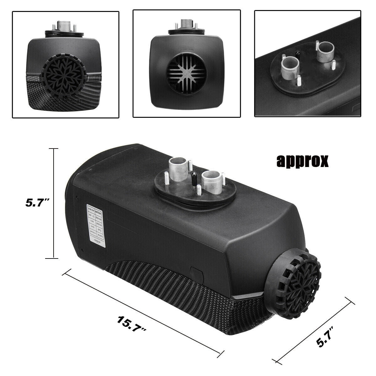 PRIJESSE Air Diesel Heater 8KW 12V Muffler Parking Diesel Heater for Motorhome Boat RV Trucks Car Bus