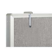 Best-Rite Cubicle Whiteboard Hangers Gray Set of 2 (56389)