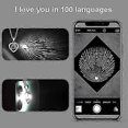 thumbnail image 5 of Forever Rose With I Love You Heart Necklace 100 Languages Projection, Birthday Gifts For Girlfriend Wife Mom Grandma, Eternal Rose Flower With Jewelry, 5 of 5