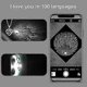 thumbnail image 5 of Forever Rose With I Love You Heart Necklace 100 Languages Projection, Birthday Gifts For Girlfriend Wife Mom Grandma, Eternal Rose Flower With Jewelry, 5 of 5