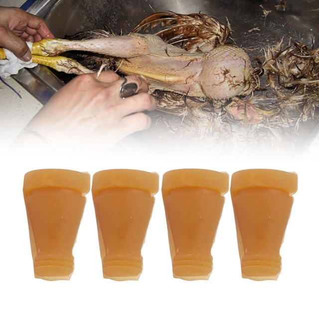 Dado Desplumador de Goma, 20 Piezas de Desplumador de Pollo, Varilla de Eliminación de Goma para Mácina Desplumadora de Aves de Corral, Accesorio de Taladro Desplumador de Pollo