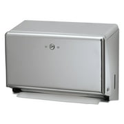 San Jamar Mini C-Fold/Multifold Towel Dispenser, 11.13 x 3.88 x 7.88, Chrome -SJMT1950XC
