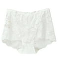 thumbnail image 3 of Women's Lace High Waist Panties Full Coverage Breathable Transparent Underwear Comfortable Soft Elastic for All Seasons and Home Relaxation, 3 of 3