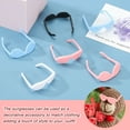 thumbnail image 5 of Uxcell 60 Pcs Mini Figures Sunglasses, 1.3" Plastic Miniature Glasses Figures Costume Eyeglasses for Crafts Figures Making Supplies Accessories Cat Decoration, Pink, 5 of 6