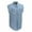 DM1001-LIGHT-BLUE, variant on Men's Cutoff Frayed Sleeve Button-Down Shirt Medium